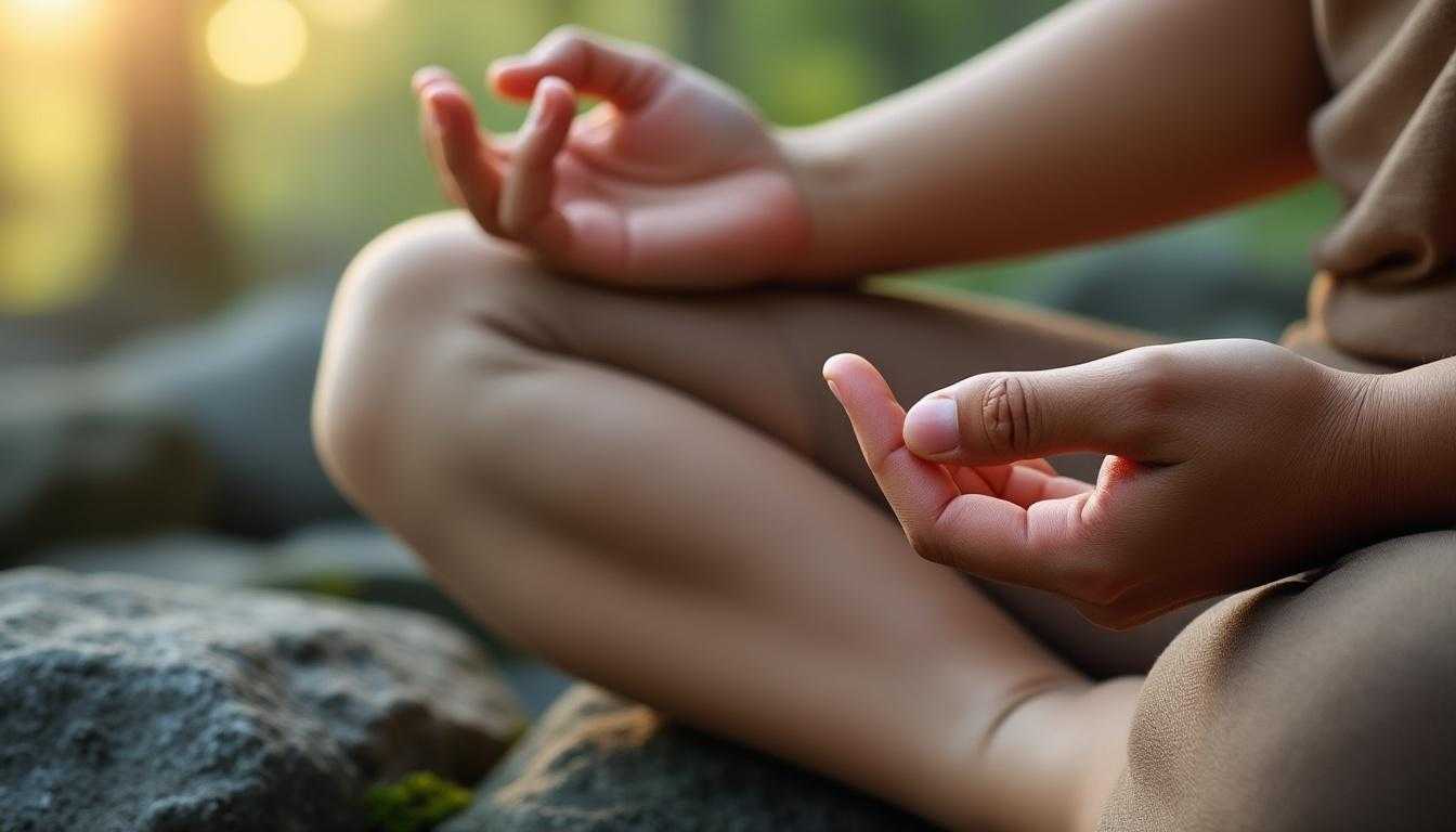 explorez les bienfaits du shuni mudra, le yoga des doigts, pour renforcer votre équilibre mental et améliorer votre bien-être au quotidien.