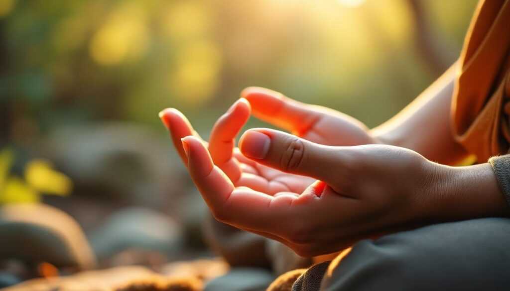explorez les bienfaits du shuni mudra, un geste de yoga des doigts qui favorise l'équilibre mental, la concentration et la sérénité intérieure.